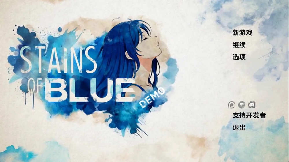 蓝色污渍v1.4b AI汉化版【PC+安卓】-遇见萝莉